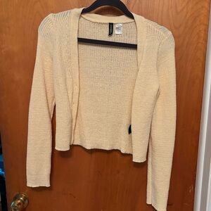 H&M Yellow Cardigan